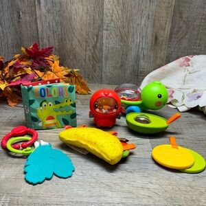 Lot of Fisher Price Baby Toys, sensory, teething